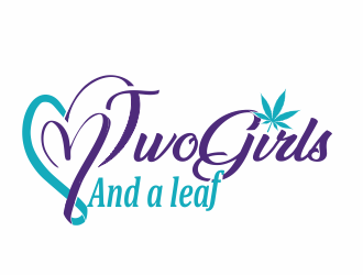 Two Girls and a Leaf Logo Design