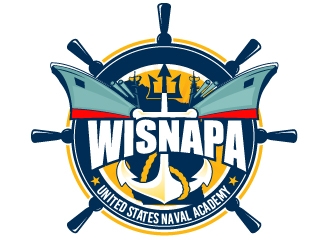 WISNAPA (Wisconsin Naval Academy Parents Association) logo design by Suvendu