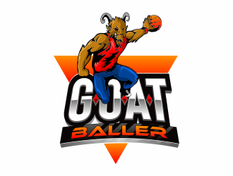 G.O.A.T. Baller logo design by mutafailan