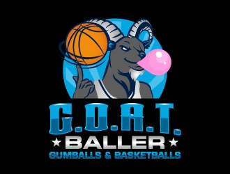 G.O.A.T. Baller logo design by LogOExperT