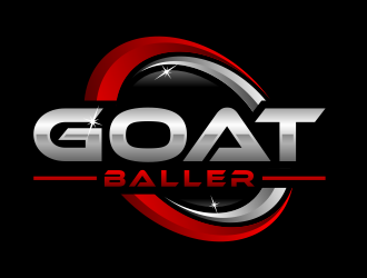 G.O.A.T. Baller logo design by ubai popi
