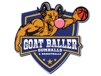 G.O.A.T. Baller logo design by PrimalGraphics