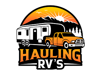 Hauling RVs logo design by haze