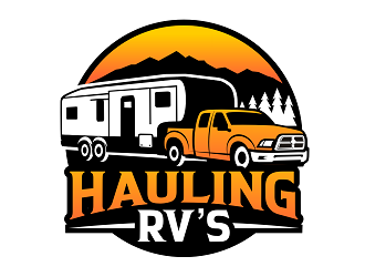 Hauling RVs logo design by haze