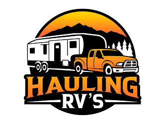 Hauling RVs logo design by haze