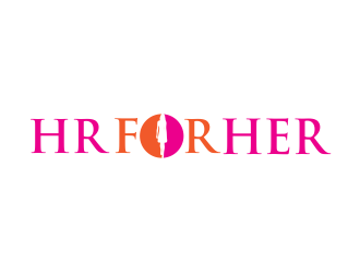 HR for Her logo design by Girly