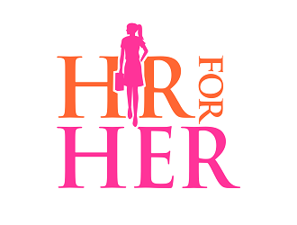 HR for Her logo design by haze
