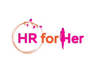 HR for Her logo design by Gwerth