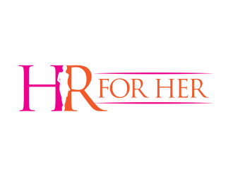 HR for Her logo design by mutafailan