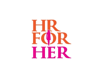 HR for Her logo design by Erasedink