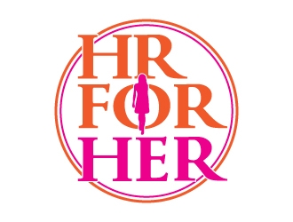 HR for Her logo design by Erasedink