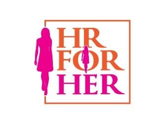 HR for Her logo design by Erasedink