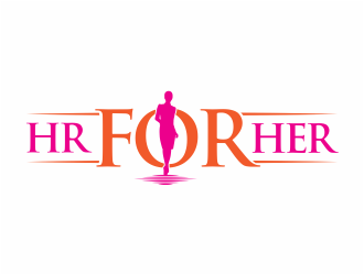 HR for Her logo design by mutafailan