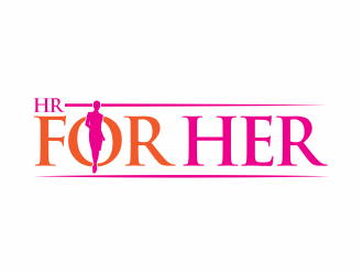 HR for Her logo design by mutafailan