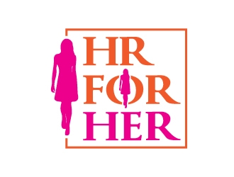 HR for Her logo design by Erasedink