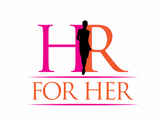 HR for Her logo design by mutafailan