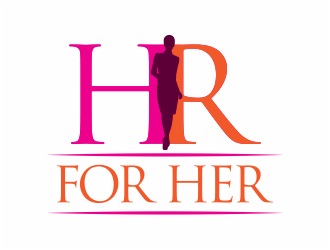 HR for Her logo design by mutafailan