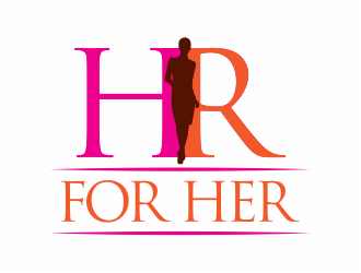 HR for Her logo design by mutafailan
