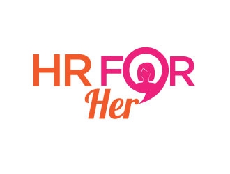 HR for Her logo design by KreativeLogos