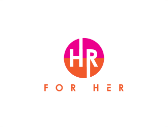 HR for Her logo design by citradesign