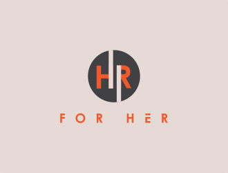 HR for Her logo design by citradesign