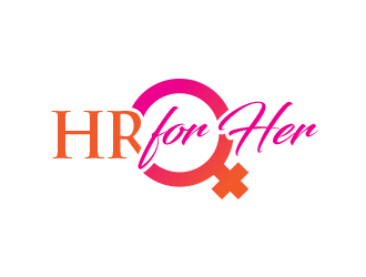 HR for Her logo design by BeDesign