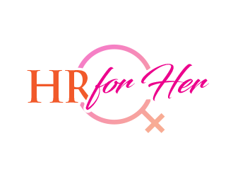 HR for Her logo design by BeDesign