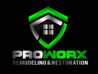 ProWorx Remodeling & Restoration logo design by serprimero