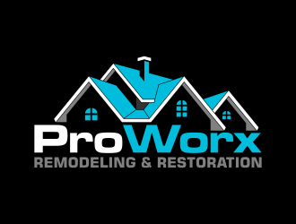 ProWorx Remodeling & Restoration logo design by pakNton
