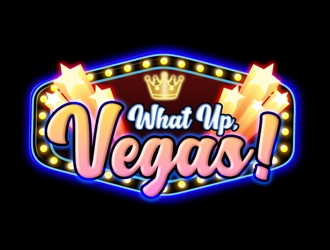 What Up, Vegas! logo design by rifai25