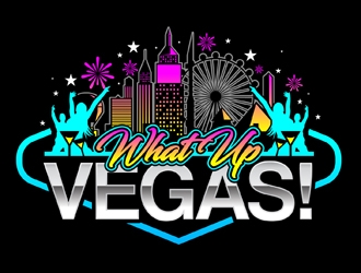 What Up, Vegas! logo design by DreamLogoDesign