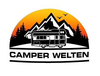 CAMPER WELTEN logo design by PrimalGraphics