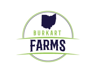 Burkart Farms  logo design by aryamaity