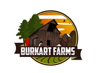 Burkart Farms  logo design by AamirKhan