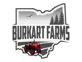 Burkart Farms  logo design by Kruger