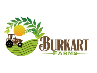 Burkart Farms  logo design by AamirKhan