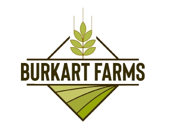 Burkart Farms  logo design by AamirKhan