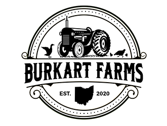 Burkart Farms  logo design by Optimus