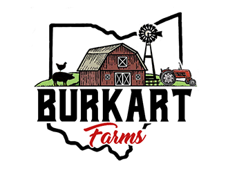 Burkart Farms  logo design by Optimus