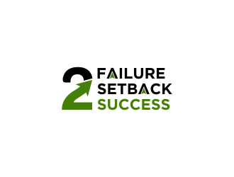 Failure 2 Setback 2 Success logo design by Shina
