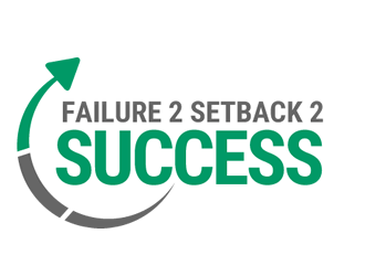 Failure 2 Setback 2 Success logo design by Coolwanz