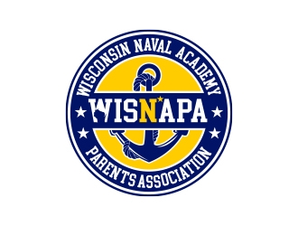 WISNAPA (Wisconsin Naval Academy Parents Association) logo design by MarkindDesign