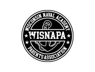 WISNAPA (Wisconsin Naval Academy Parents Association) logo design by MarkindDesign