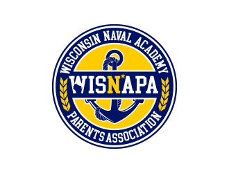 WISNAPA (Wisconsin Naval Academy Parents Association) logo design by MarkindDesign