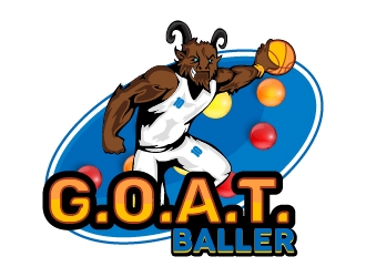 G.O.A.T. Baller logo design by Shailesh