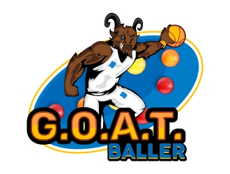 G.O.A.T. Baller logo design by Shailesh