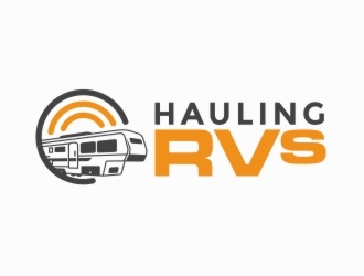 Hauling RVs logo design by diqly