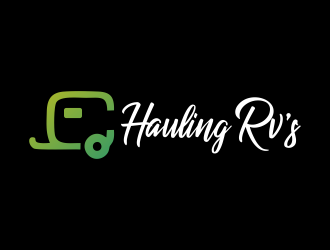 Hauling RVs logo design by Gwerth