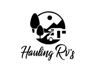Hauling RVs logo design by Gwerth
