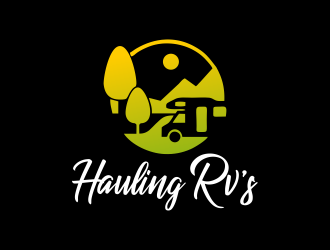 Hauling RVs logo design by Gwerth